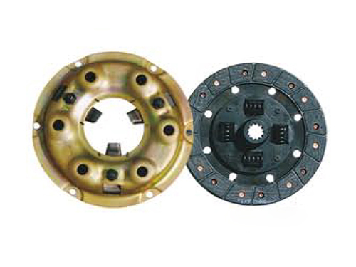 What is the function of the clutch pressure plate?