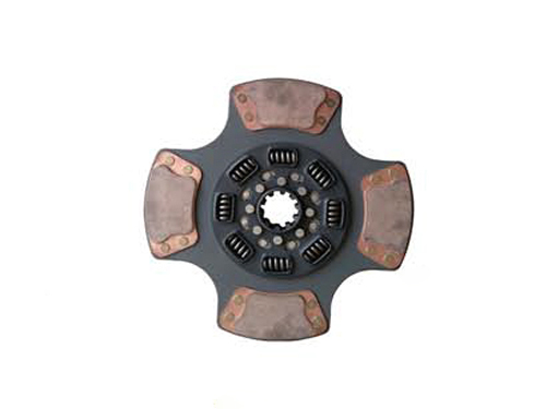 What is the composition of the clutch pressure plate